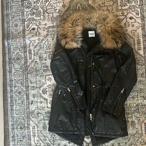 SAM Coat with REAL Fur Collar